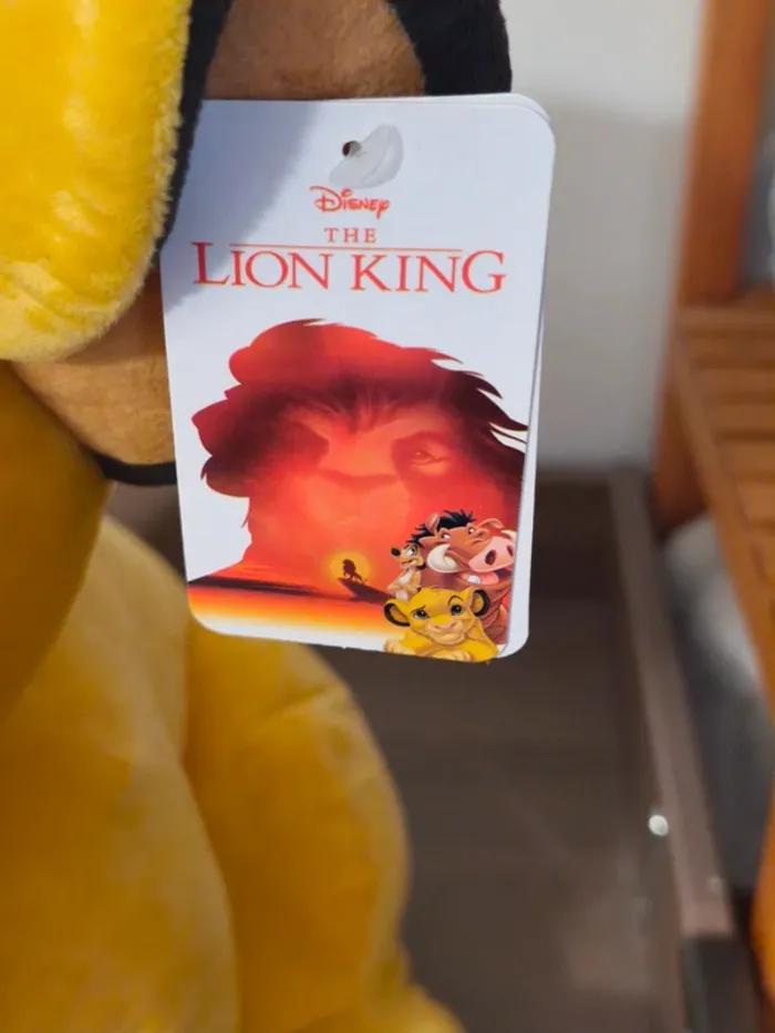 Peluche Simba roi lion neuf avec étiquette - photo numéro 3