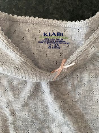 Maillot de corps - gris - 2/3 ans