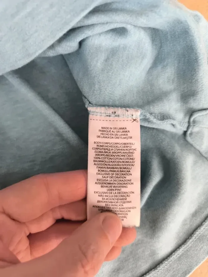 Polo Ralph Lauren XXL bleu ciel Pima coton logo coloré excellent état sauf tâches au dos - photo numéro 11