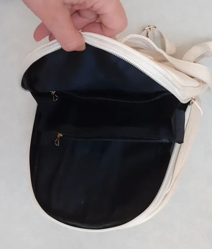 Sac à dos beige - photo numéro 5