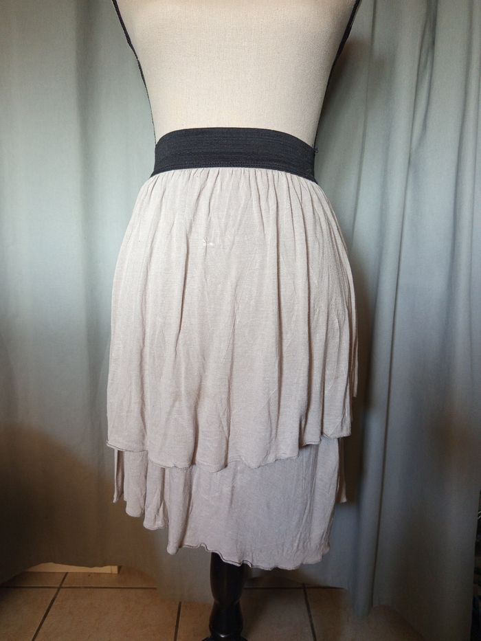 Jupe femme beige