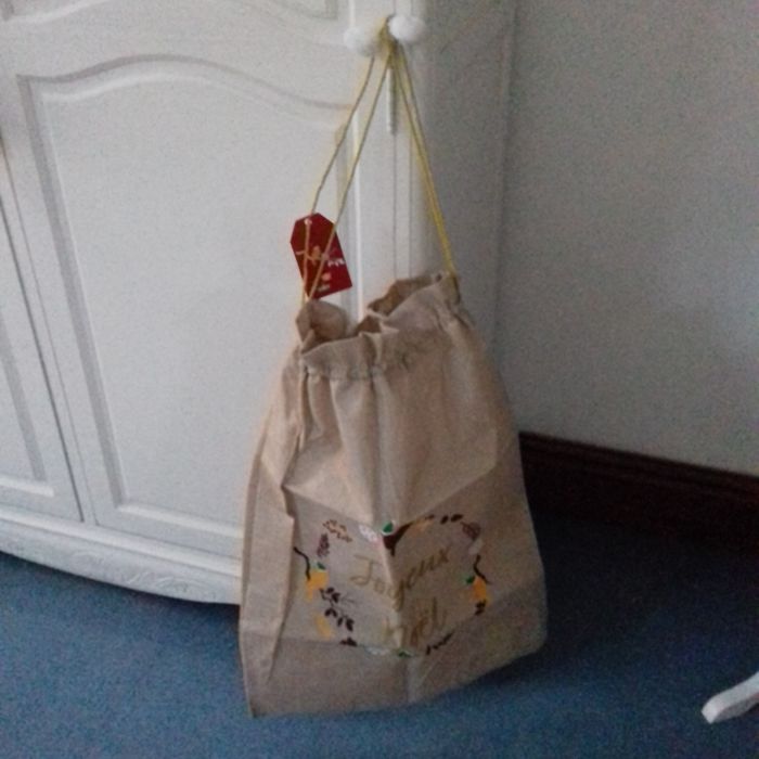 Hotte cadeaux de Noël - Francoise Saget - Neuve - photo numéro 7