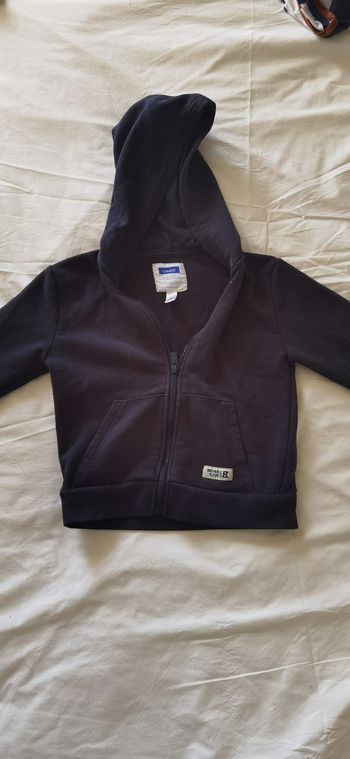 Gilet bleu marine Okaïdi garçon 4 ans