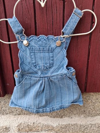 Robe salopette en jean Tape à l’œil 3 mois