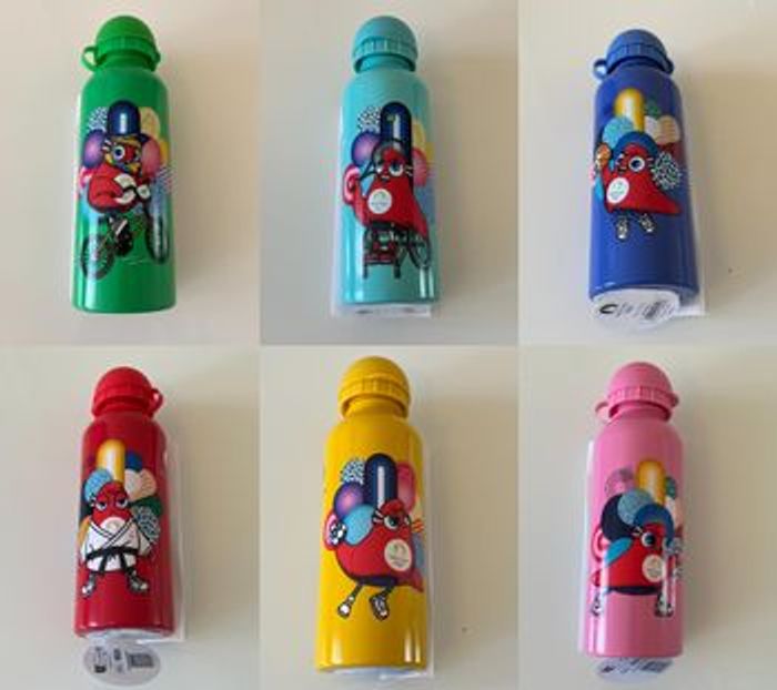 Gourde Officielle Paris 2024 – Edition Limitée, 6 Couleurs Disponibles !