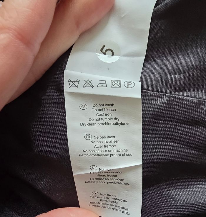 Color Block Blazer Polyester Simili Cuir Noir Neuf Taille 0 (34/36) - photo numéro 9