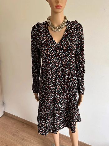 Robe imprimée fleurie à manches longues Bodyflirt taille 38 jamais portée