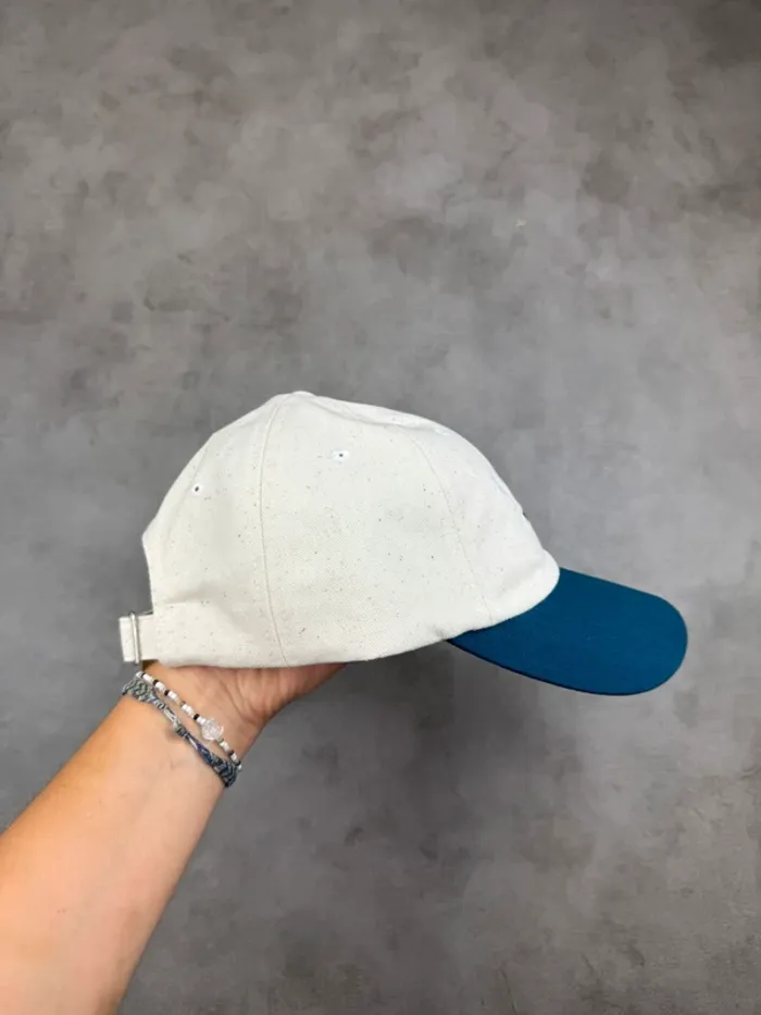 Casquette The North Face Beige et Vert Canard Logo Brodé Neuve - photo numéro 4