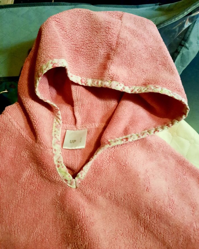 Pocho serviette de bain rose - photo numéro 2