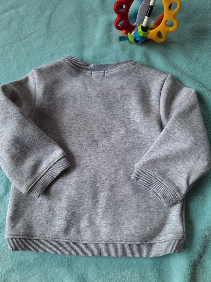 Sweat molletonné taille 18 mois - photo numéro 2