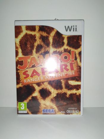 Jeu Jambo! Safari ranger adventure SEGA Nintendo Wii PAL neuf sous blister