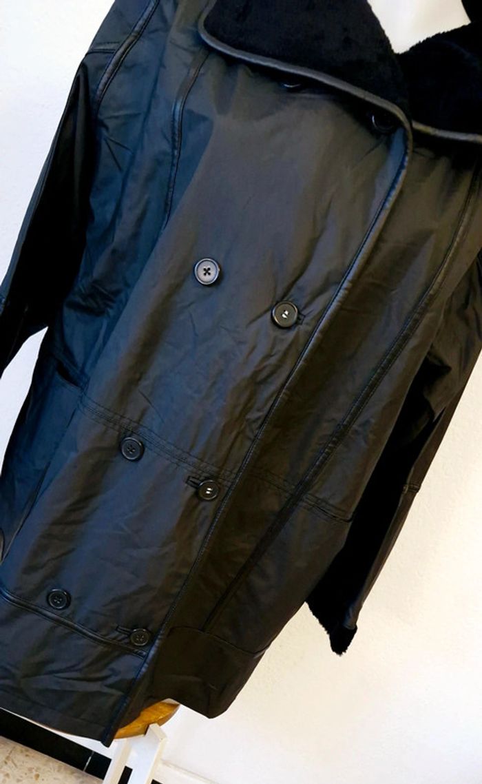 🤎 Manteaux noir pour femme taille M - photo numéro 3