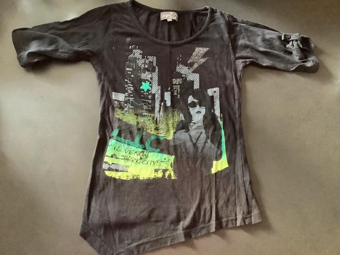 T-shirt manches 3/4