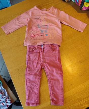 Lot vêtements fille 12mois