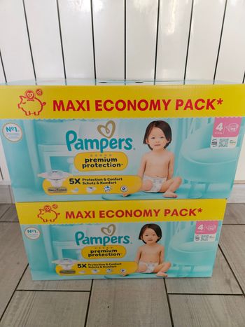 Pampers prenium protection taille 4