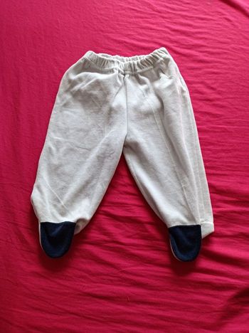 Bas de pyjama velours taille 6 mois