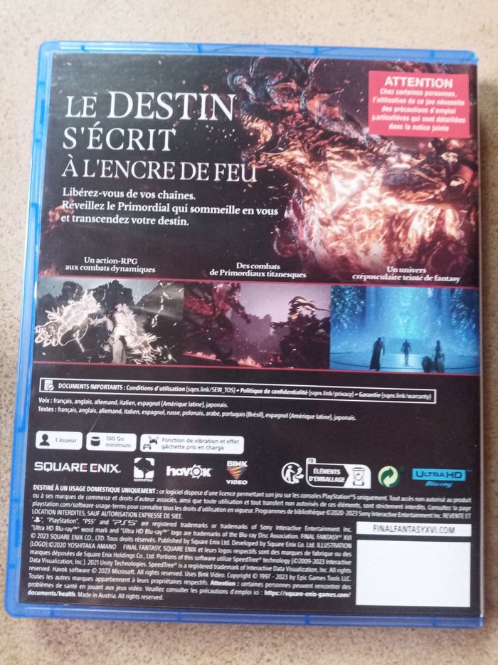 Final Fantasy 16 PS5 - photo numéro 2