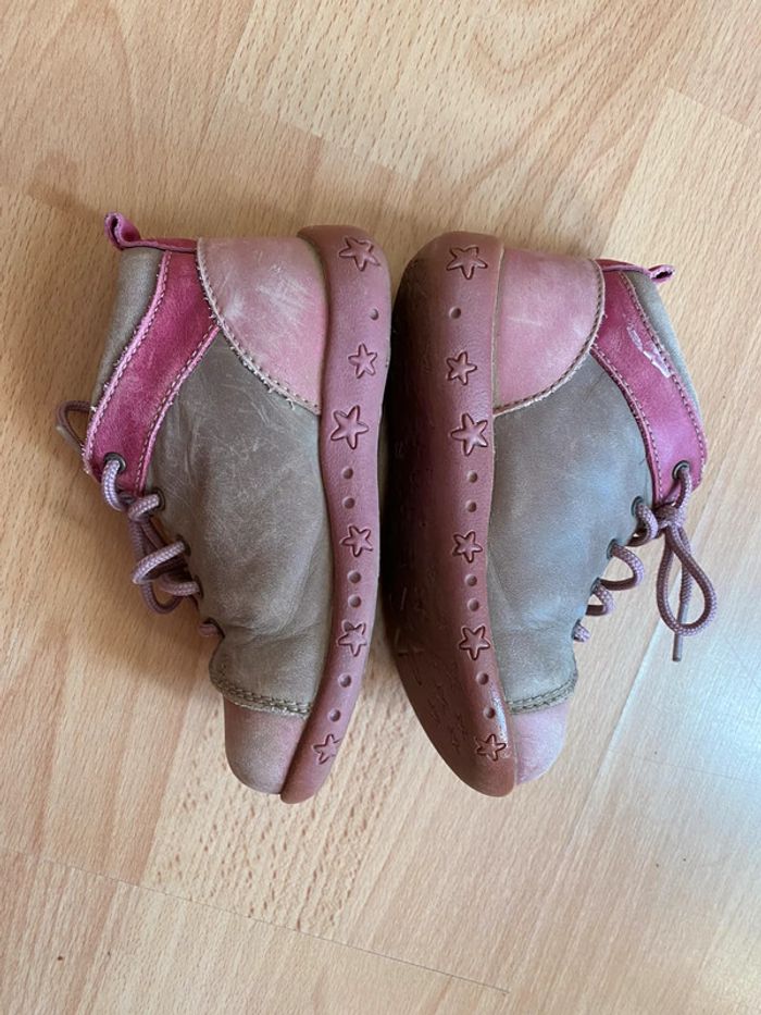 Belle paire de bottines en cuir Du Pareil Au Même T. 23 fille - photo numéro 2