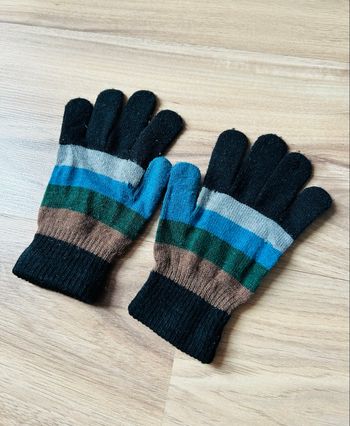 Gants noir à rayures Homme Boutique Indépendante 