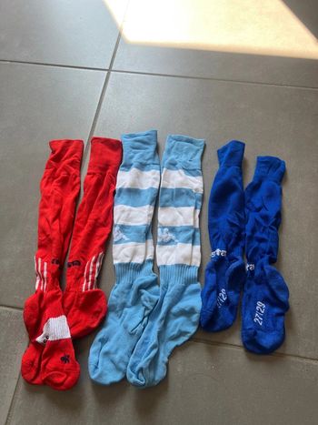 Lot chaussettes foot