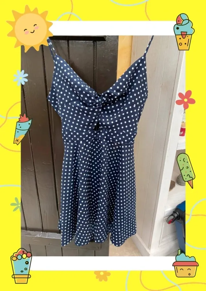 Mini robe caraco noeud au dos 38 Shein