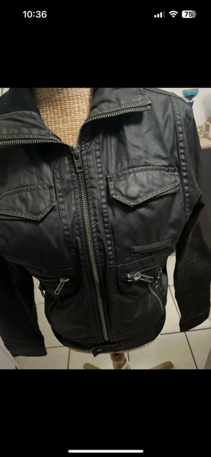 Veste en cuir celio - photo numéro 3