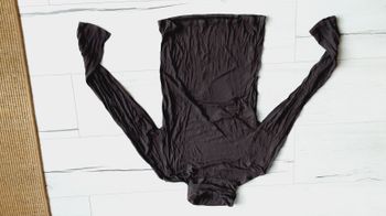 Vêtement femme tee-shirt manches longues sous-pull marron Promod taille S