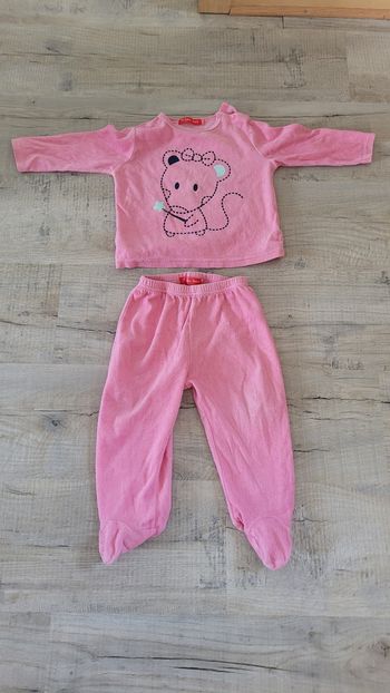 Pyjama fille deux pièces 18 mois