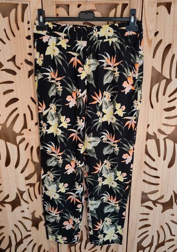 Pantalon fluide imprimé tropical - T.42 Divided H&M