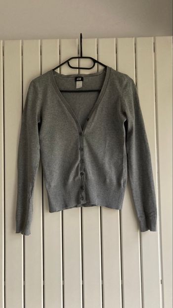 Gilet fin gris taille XS