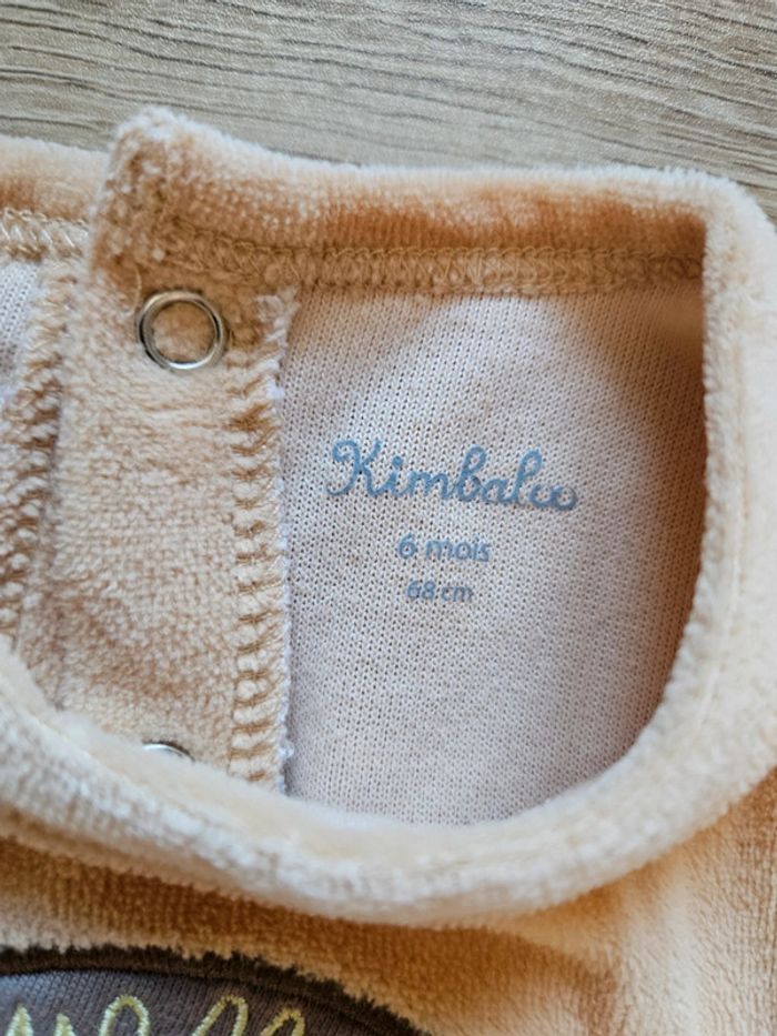 Pyjama velour 6 mois neuf - photo numéro 2