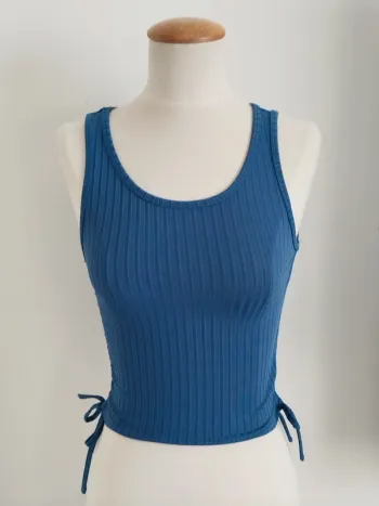 Débardeur bleu Shein taille 36