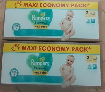 208 couches Pampers Harmonie Taille 2
