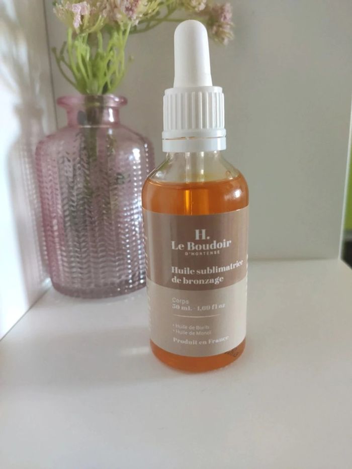 Le boudoir Huile sublimatrice de bronzage