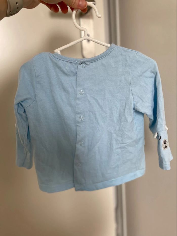 Salopette chaude Combinaison molletonné+ t-shirt manche longue doux mouton hiver - photo numéro 9