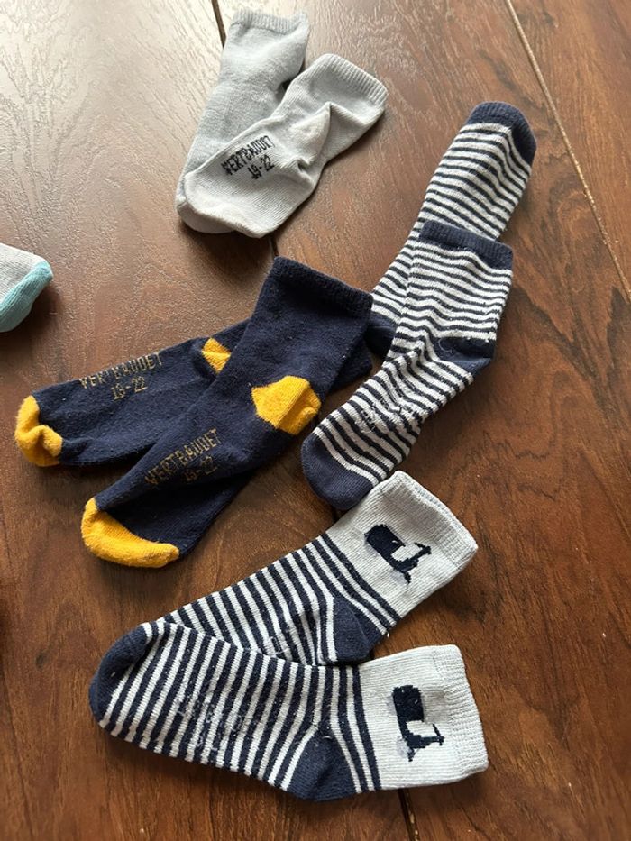 lot de 27 paires de chaussettes influx, vert baudet, petit bateau taille 21/23 et 19/22 - photo numéro 8