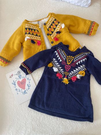 Robe et gilet Orchestra 3 mois