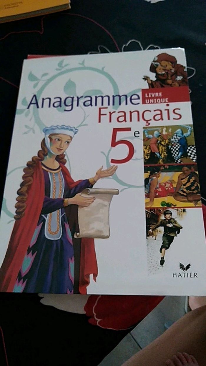 Manuel de français 5e Anagrammes livre unique