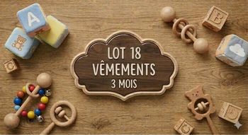 Lot vêtements bébé garçon 3 mois