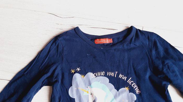 Vêtement fille pyjama Bonne nuit ma licorne Tissaia 3 ans - photo numéro 7