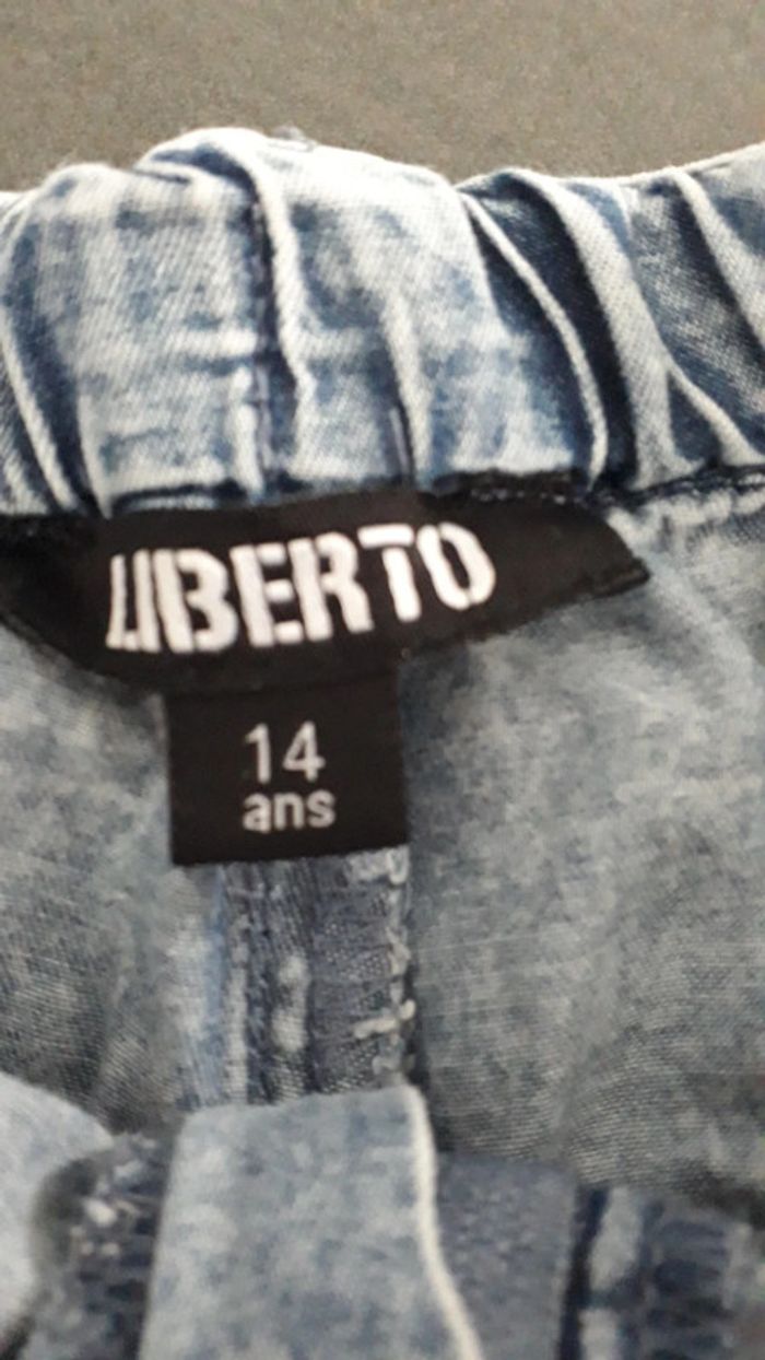 Short léger en jean taille 14 ans - photo numéro 3