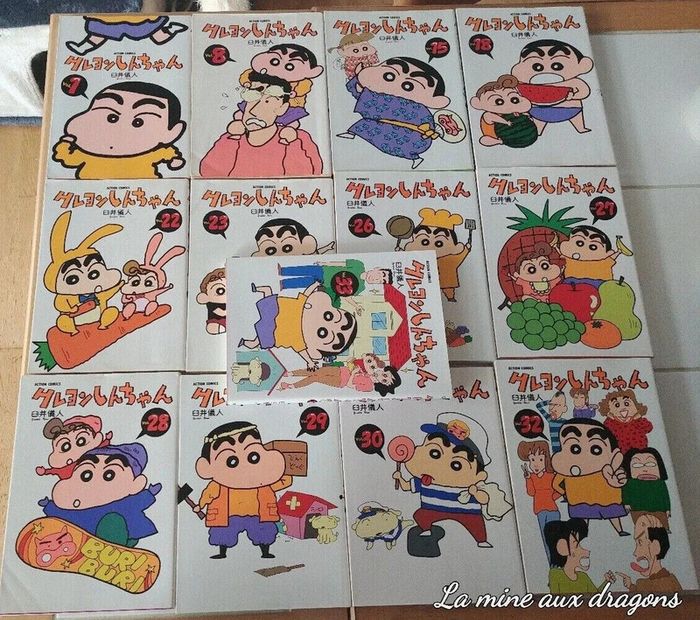 Lot Crayon Shin-Chan manga Japonaise Livre Shinchan set Book Comics