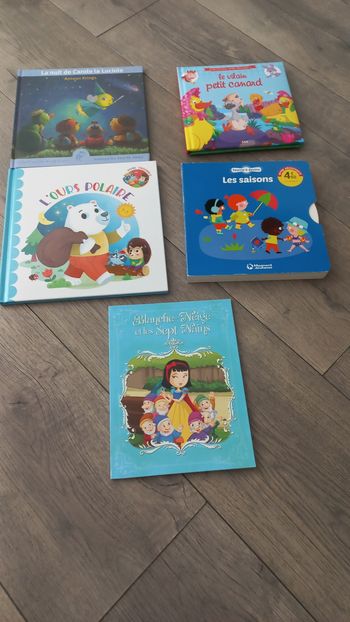 Lot de 5 livres enfants
