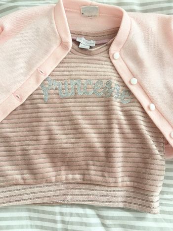 Ensemble veste et pull princesse