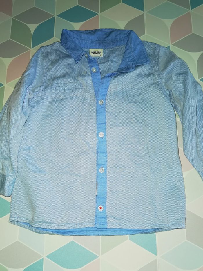 D1417 - chemise garçon 36 mois