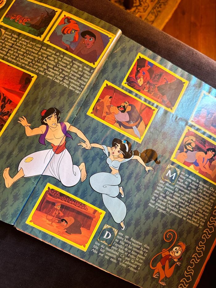 album Panini complet Walt Disney Aladdin Jasmine princesse autocollants ancien stickers - photo numéro 6