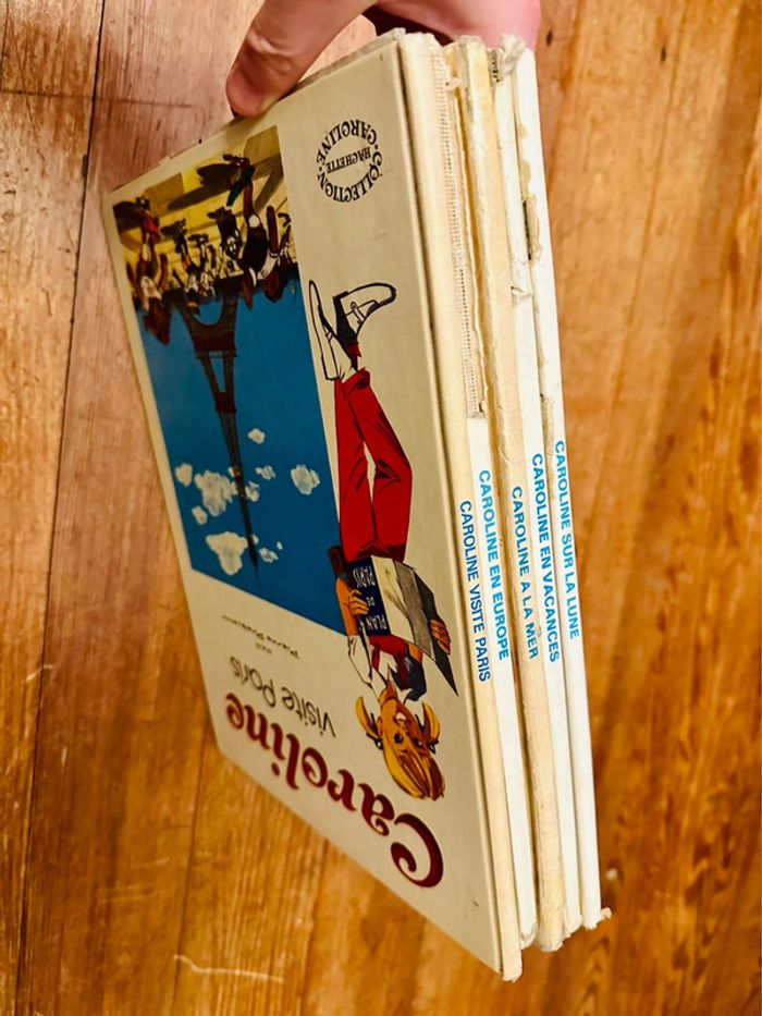 Lot de 5 albums Caroline grands livres état satisfaisant Pierre Probst - photo numéro 2