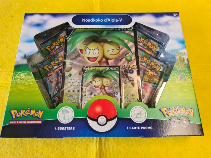 Coffret Pokémon GO Noadkoko d'Alola V Fr neuf