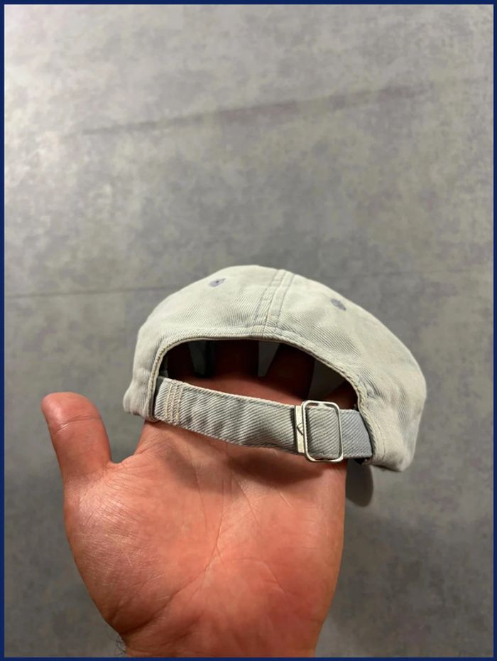 Casquette Vintage Adidas Logo Brodé Gris - photo numéro 5