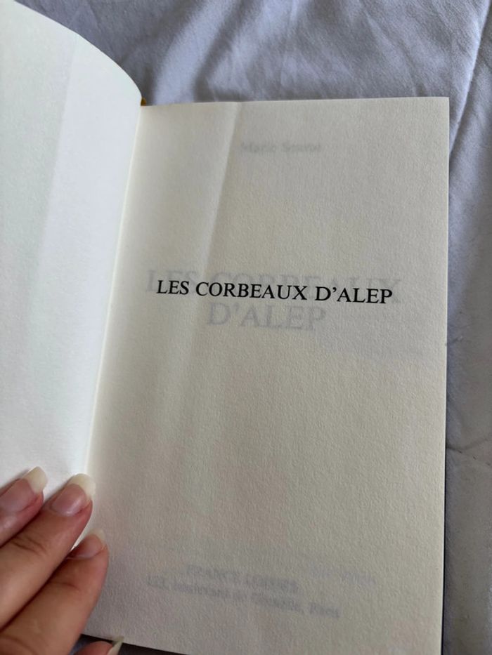 Livre Les corbeaux d’Alep – Marie Seurat – 1988 – Édition France Loisirs - photo numéro 10